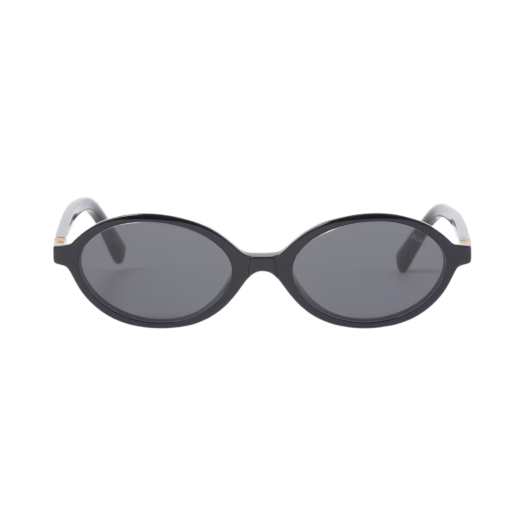 SMU04Z-E1AB-F05S0-C-A050 (W) Miu Miu Regard sunglasses Slate Gray Lenses Black Acetate Alternative fit