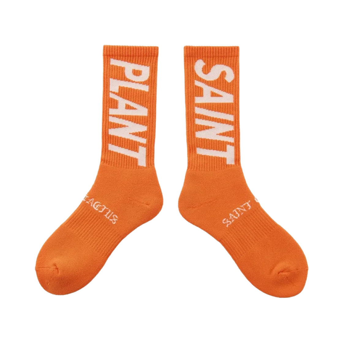 세인트 마이클 x CPFM 세인트 플랜트 삭스 오렌지 - 24AW(Saint Mxxxxxx x Cactus Plant Flea Market Saint Plant Socks Orange - 24AW)