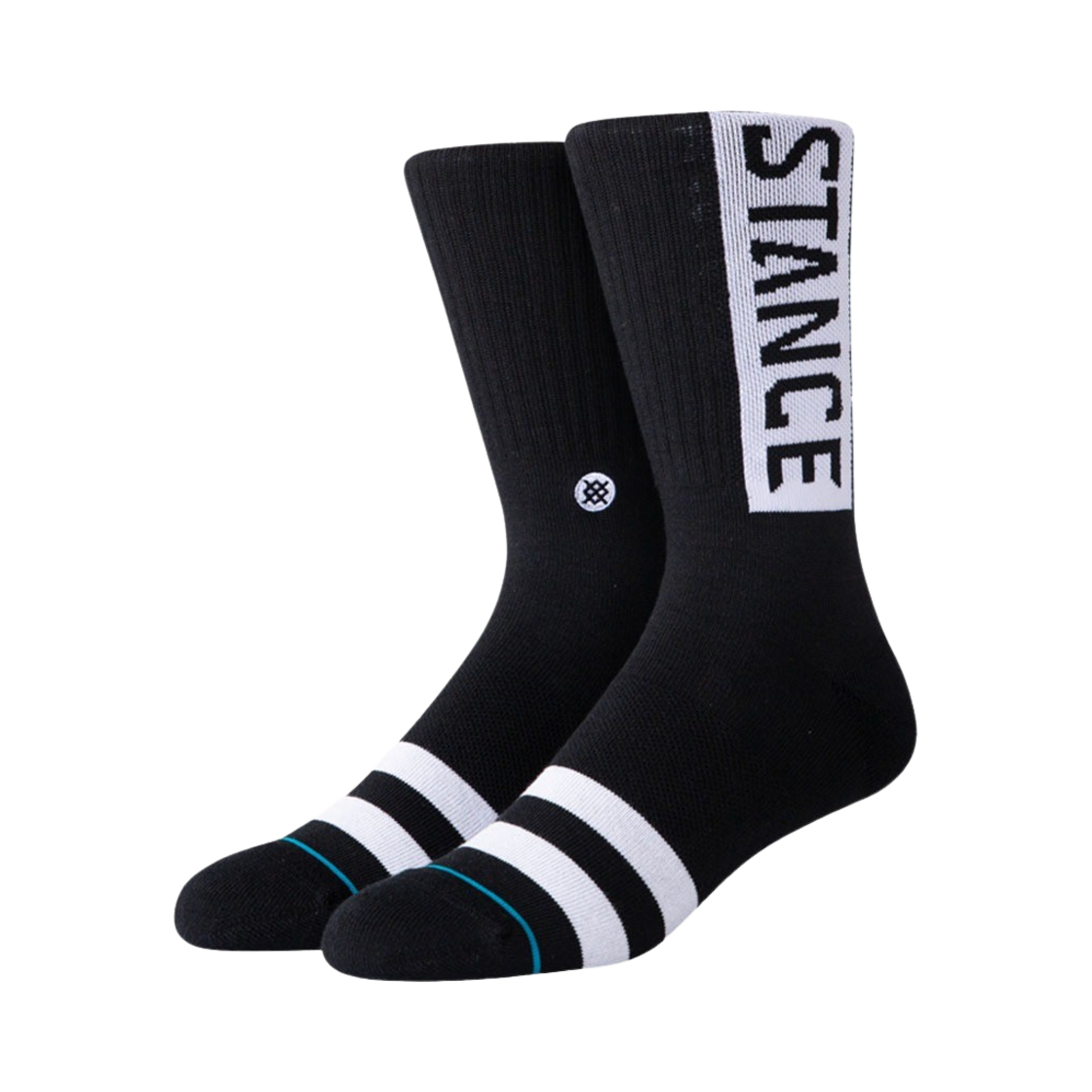 스탠스 OG 크루 블랙