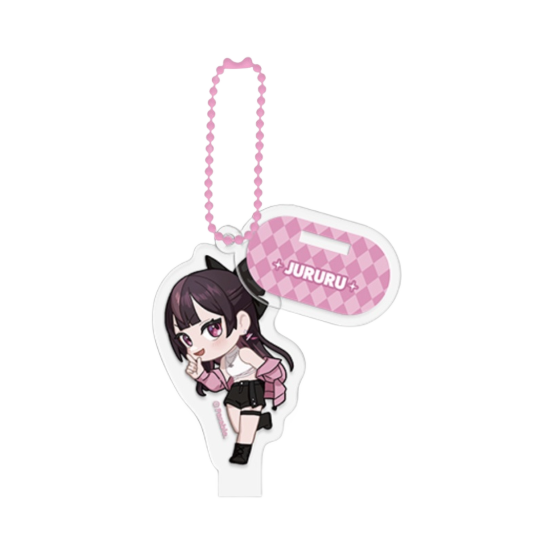 우왁굳 이세계 페스티벌 아크릴릭 키링 주르르(Woowakgood Isegye Festival Acrylic Keyring Jururu)