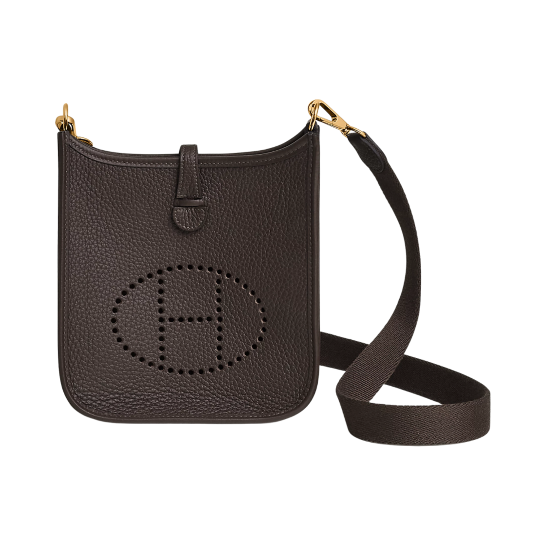 H069426CCES Hermes Evelyne 16 Amazone Bag Clemence & Gold Ebene