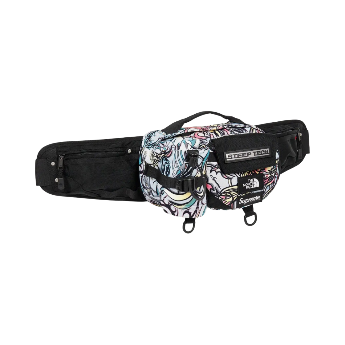 슈프림 x 노스페이스 스팁 테크 웨이스트백 멀티컬러 드래곤 - 22FW(Supreme x The North Face Steep Tech Waist Bag Multicolor Dragon - 22FW) - 2