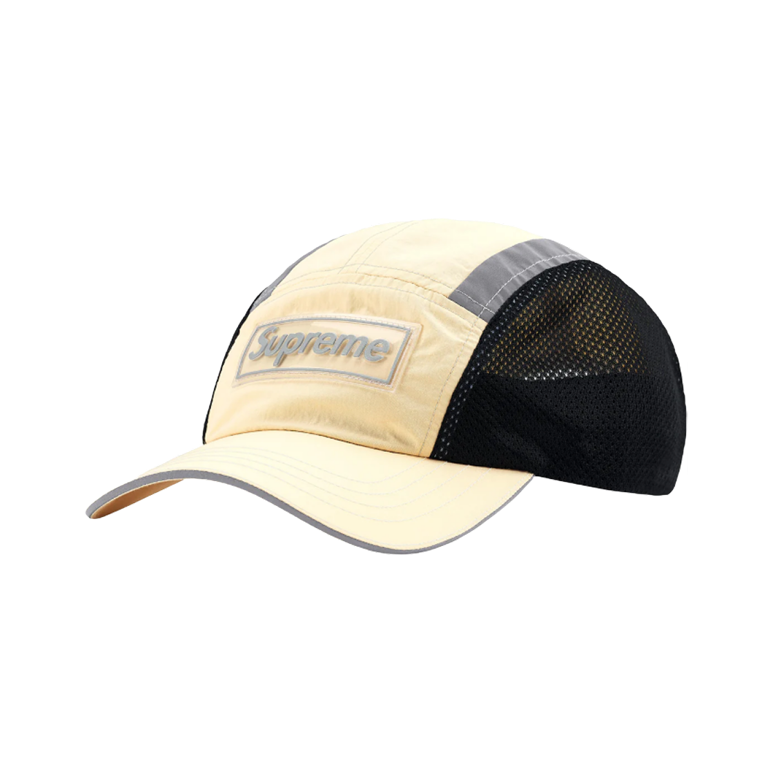 슈프림 사이드 메쉬 캠프캡 크림 - 25SS