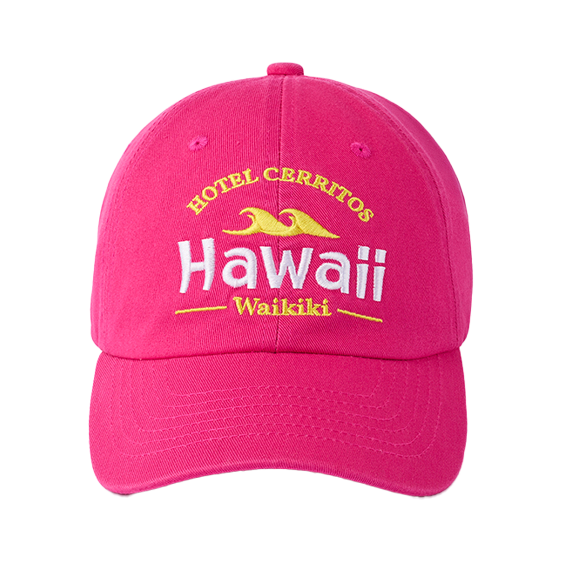 Hawaii BigWave Ball Cap_hp Hotel Cerritos Hawaii BigWave Ball Cap HotPink