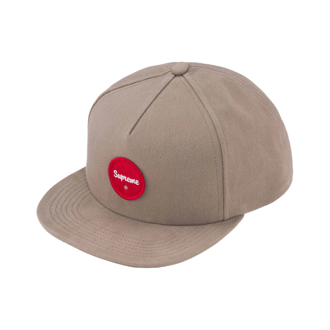 - Supreme Twill Patch 5-Panel Khaki - 24SS