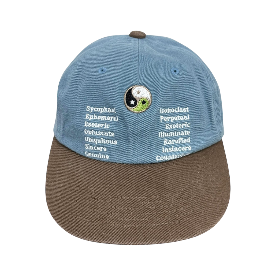 FAS048 FASTLE TT Yin Yang Washed Cap Smoke Blue