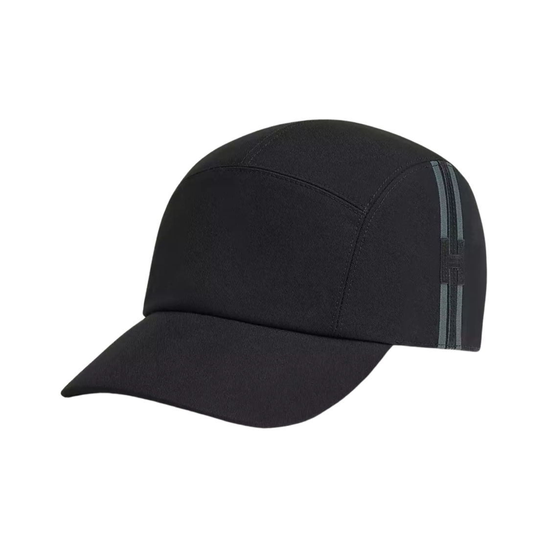 에르메스 네바다 H 스트라이프 캡 코튼 트윌 스위프트 누아