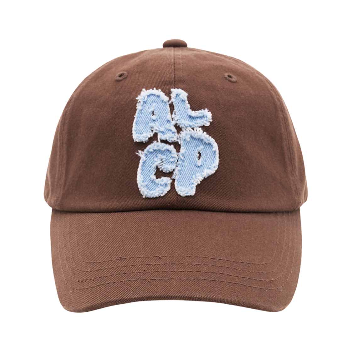 [KREAM 단독] 올인컴플리트 ALCP 아플리케 워시드 남녀공용 볼캡 브라운