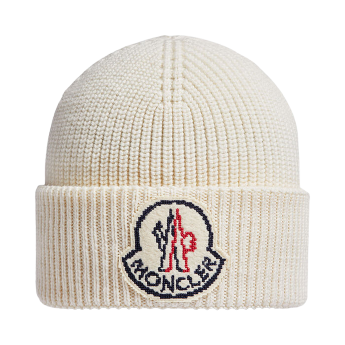 몽클레르 울 비니 화이트 - 24FW(Moncler Wool Beanie White - 24FW) - 1