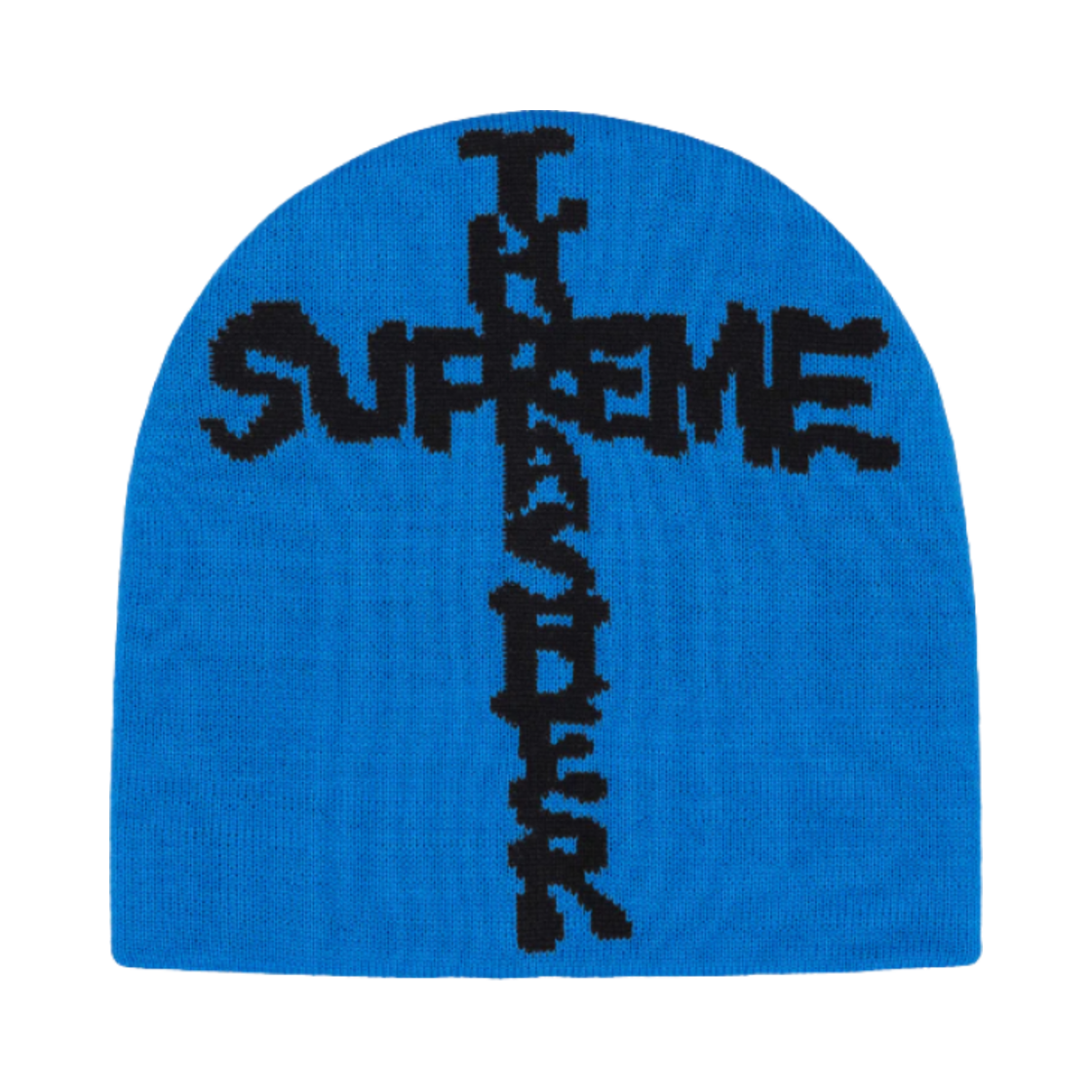 슈프림 x 트레셔 비니 브라이트 블루 - 24FW(Supreme x Thrasher Beanie Bright Blue - 24FW)