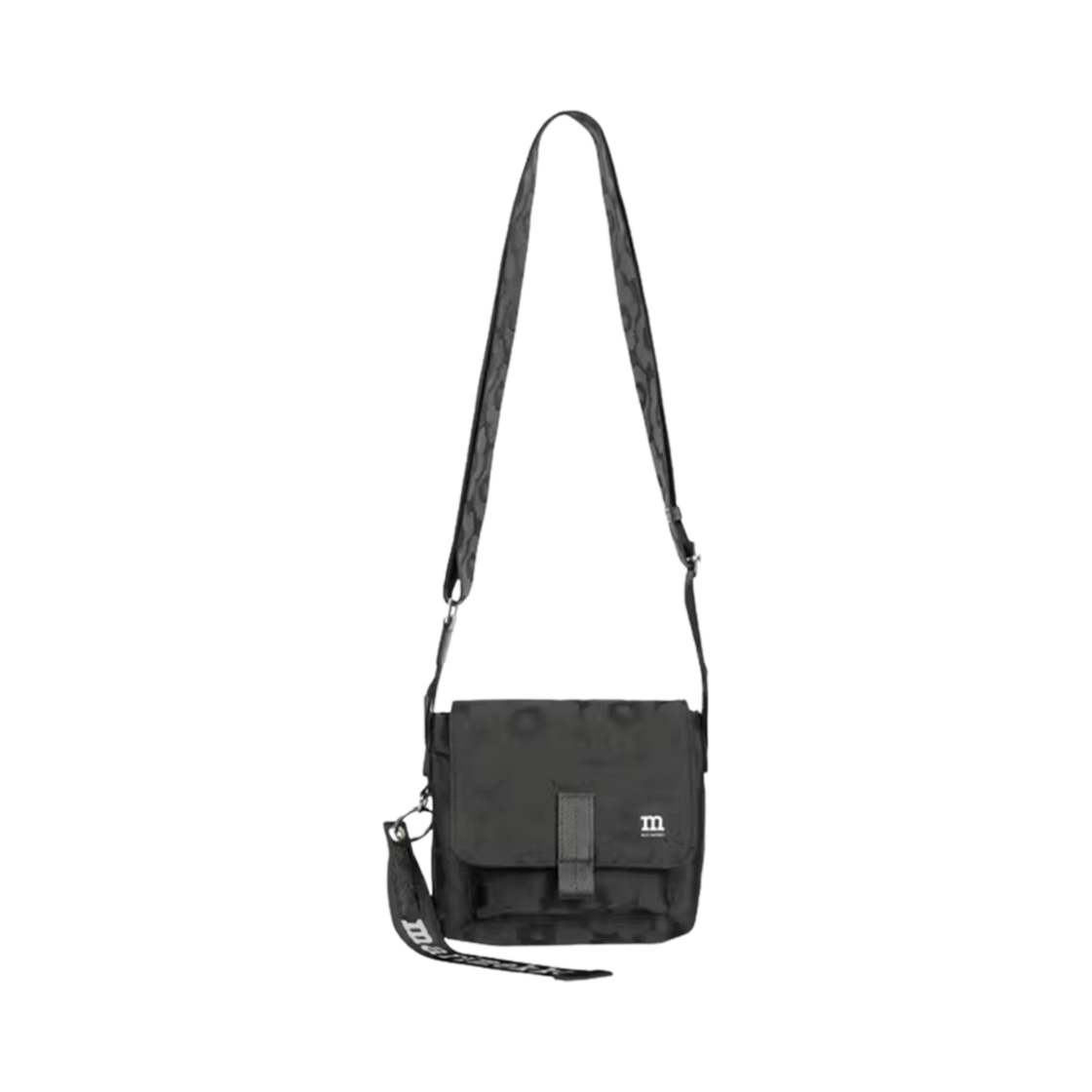 092803-999 Marimekko Unikko Mini Messenger Bag Black