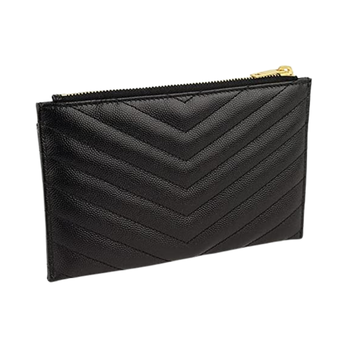 생로랑 그랑 드 뿌드르 엠보스 레더 모노그램 미니 클러치 블랙(Saint Laurent Monogram Mini Clutch in Grain De Poudre Embossed Leather Black) - 2