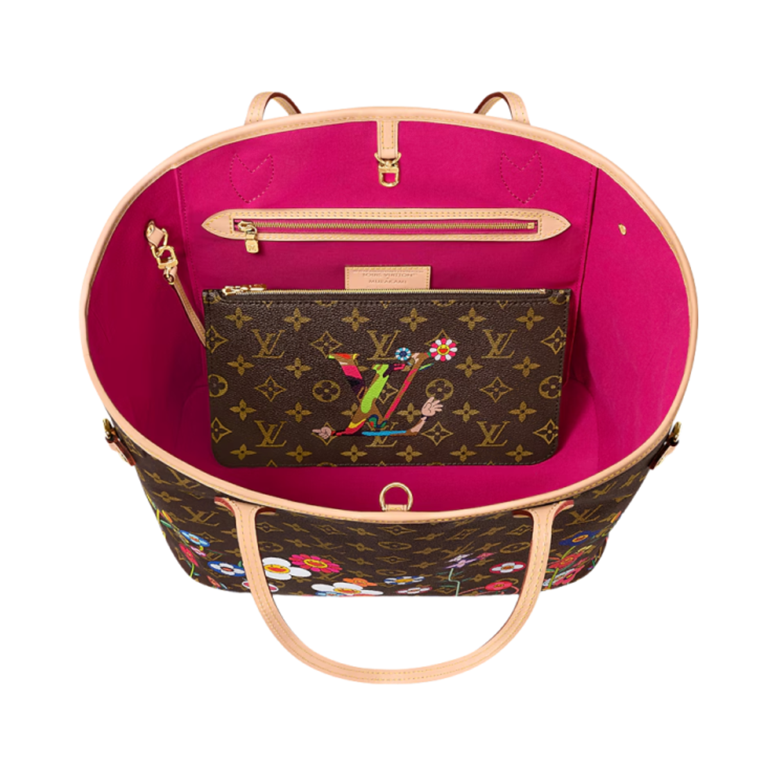 루이비통 x 무라카미 타카시 네버풀 MM 모노그램(Louis Vuitton x Murakami Takashi Neverfull MM Monogram) - 3