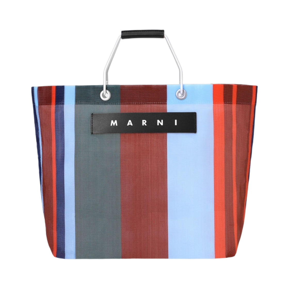 마르니 마켓 스트라이프 백 래커 레드(Marni Market Stripe Bag Lacquer Red) - 1