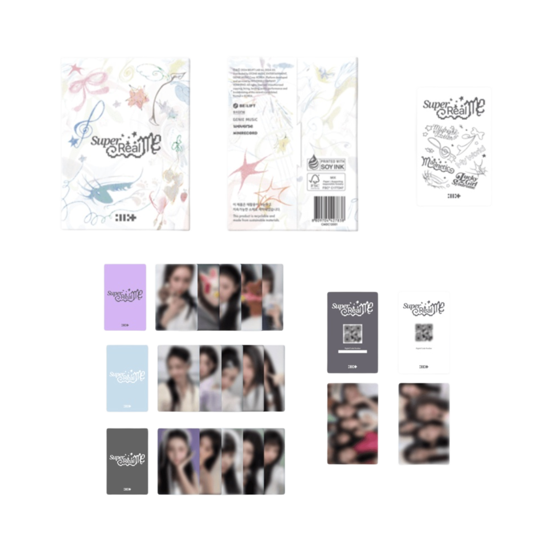 아일릿 1집 미니 앨범 슈퍼 리얼 미 (위버스 앨범 버전)(Illit 1st Mini Album Super Real Me (Weverse Albums Ver.)) - 2