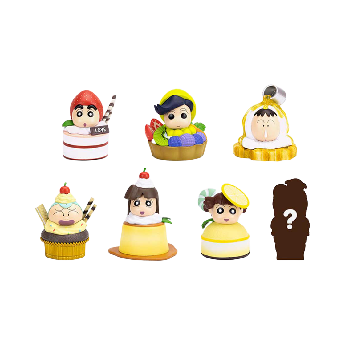 짱구는 못말려 짱구 디저트 피규어