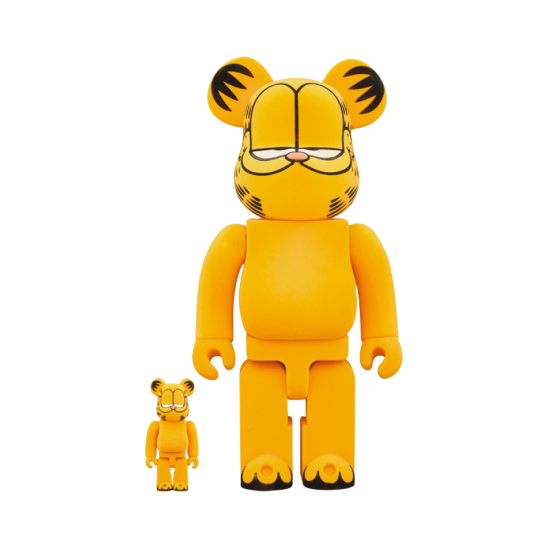 베어브릭 가필드 플로키 버전 100% & 400% 세트(Bearbrick Garfield Flocky Ver. 100% & 400% Set) - 1