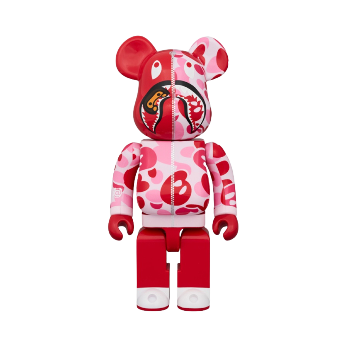 베어브릭 x 베이프 베이비 마일로 카모 샤크 100% & 400% 세트 핑크(Bearbrick x BAPE Baby Milo Camo Shark 100% & 400% Set Pink) - 2