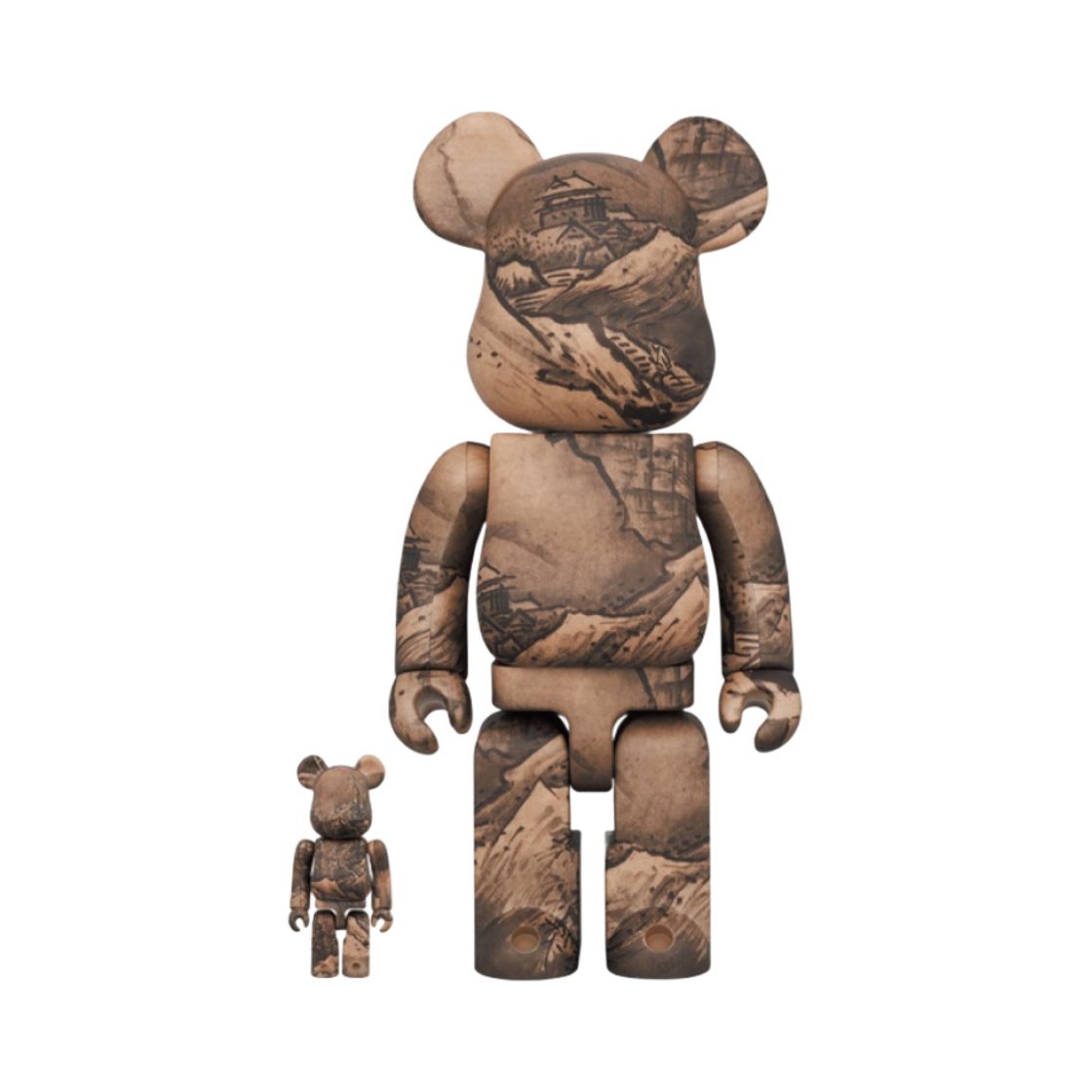 - Bearbrick x Tokyo National Museum Sesshu Toyo Autumn and Winter Landscapes (The Winter Landscape) 100% & 400% Set