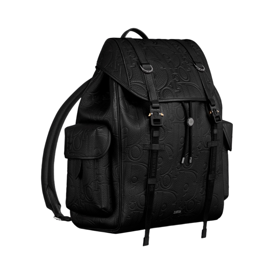 디올 디올 히트 로드 백팩 디올 그래비티 레더 그레인드 카프스킨 블랙(Dior Dior Hit the Road Backpack Dior Gravity Leather Grained Calfskin Black) - 3