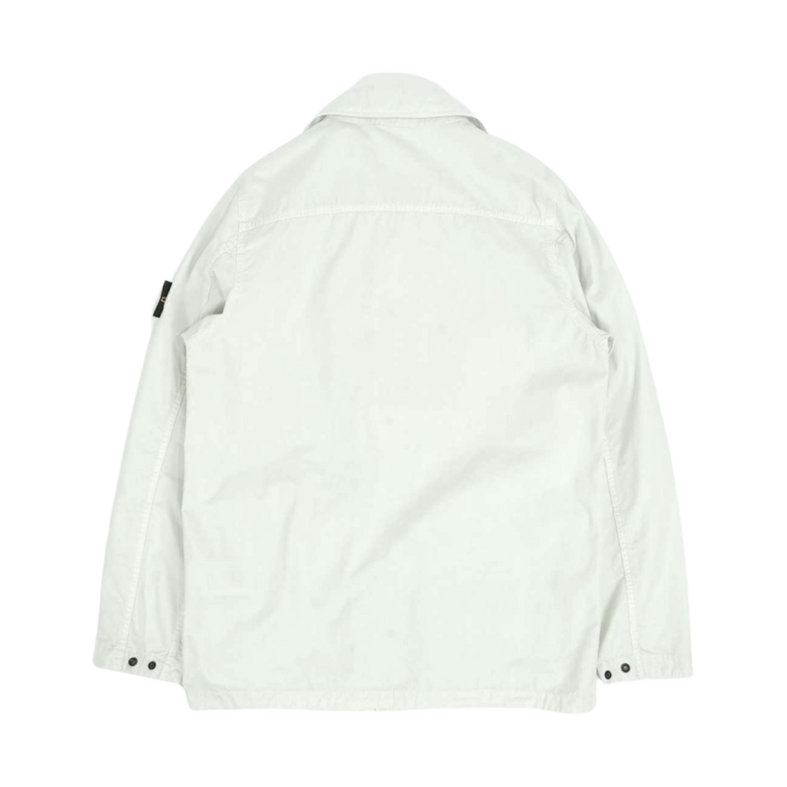 스톤 아일랜드 439WN 브러쉬드 코튼 캔버스 가먼트 다이드 올드 이펙트 자켓 아이스 - 22SS(Stone Island 439WN Brushed Cotton Canvas Garment Dyed Old Effect Jacket Ice - 22SS) - 2