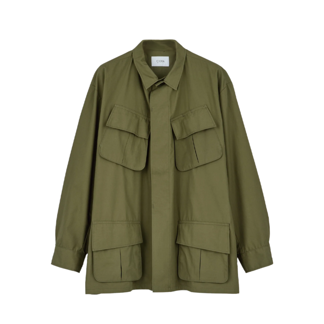 시오타 정글 퍼티그 자켓 다크 올리브 - 25SS(Ciota Jungle Fatigue Jacket Dark Olive - 25SS)