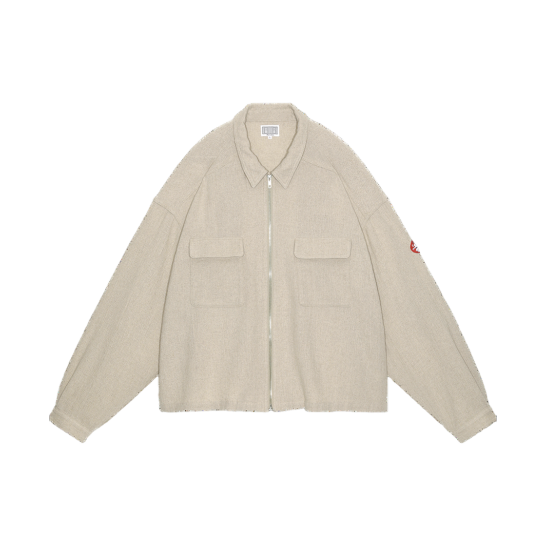 카브엠트 C/L 집 숏 셔츠 자켓 그레이 - 25SS(Cav Empt C/L Zip Short Shirt Jacket Grey - 25SS)