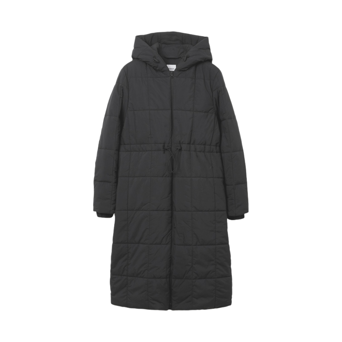 (W) 버버리 퀼티드 나일론 코트 블랙((W) Burberry Quilted Nylon Coat Black) - 1