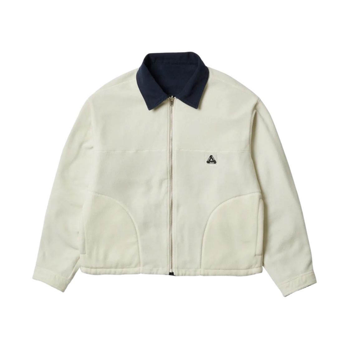 팔라스 리버시블 캔버스 플리스 자켓 네이비 내츄럴 - 22FW(Palace Reversible Canvas Fleece Jacket Navy Natural - 22FW) - 3
