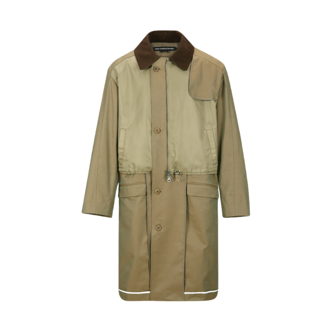 awa677m(BEIGE) ADSB Andersson Bell Bomber Mix Coat Beige