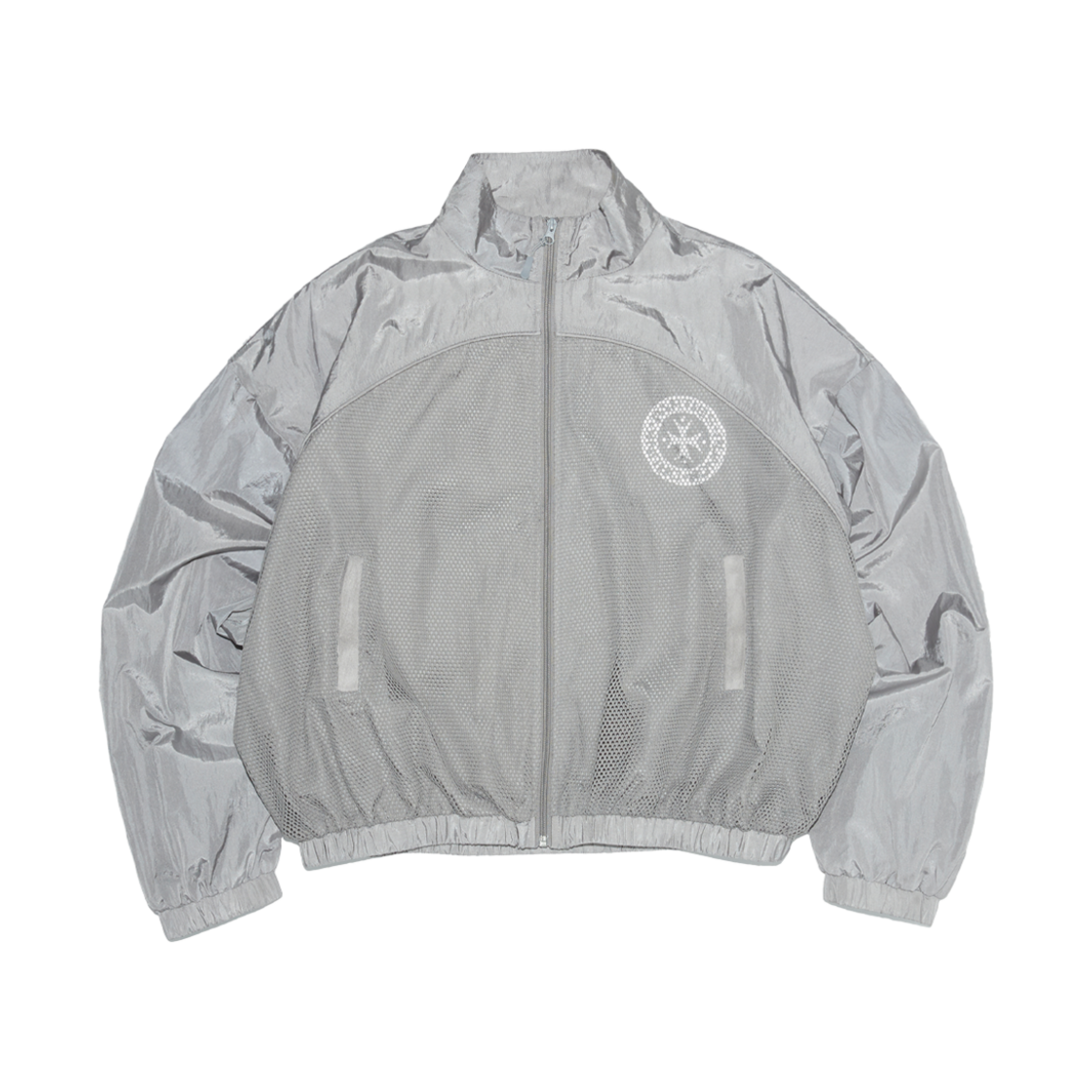 펀치 드렁크 파티즈 고스트마크 윈드 자켓 그레이(Punch Drunk Parties GhostMark Wind Jacket GRAY)