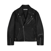 Vivastudio Cowhide Classic Riders Jacket Black