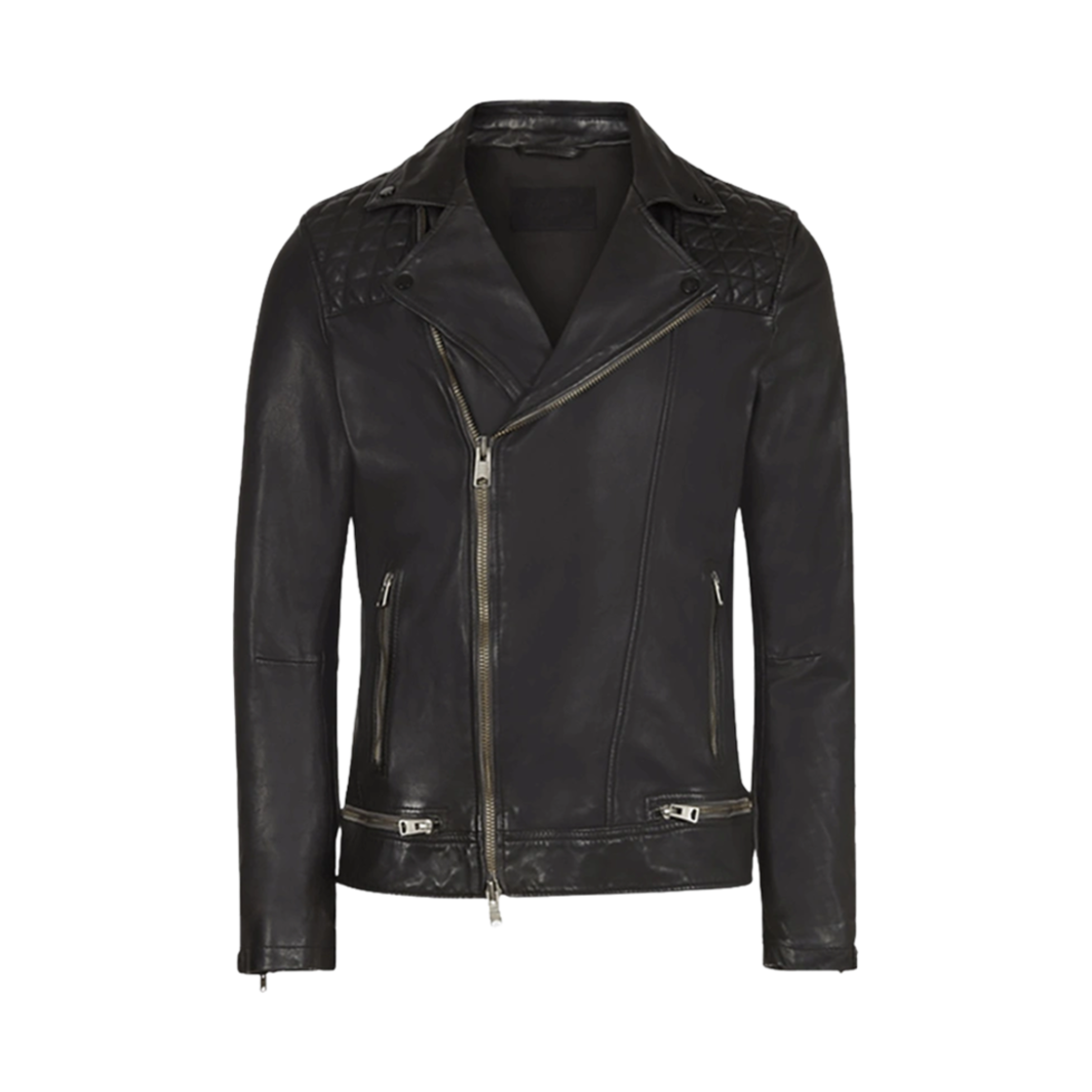 올 세인츠 콘로이 텍스쳐드 레더 바이커 자켓 잉크 네이비(All Saints Conroy Textured Leather Biker Jacket Ink Navy)