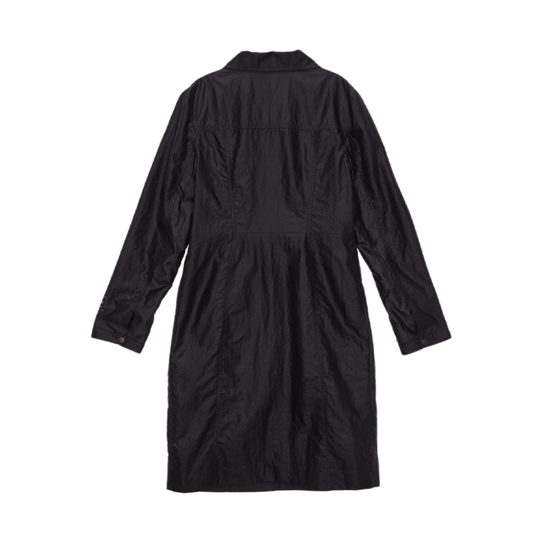 (W) 마뗑킴 테일러드 코팅 코트 블랙((W) Matin Kim Tailored Coating Coat Black) - 2