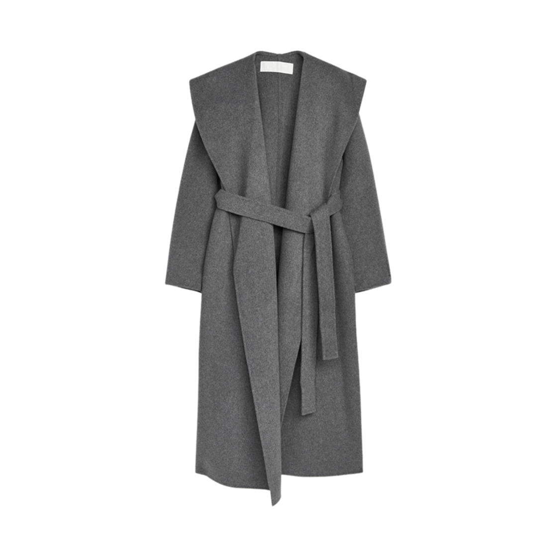 (W) 아르켓 숄 칼라 코트 그레이((W) Arket Shawl Collar Coat Grey)