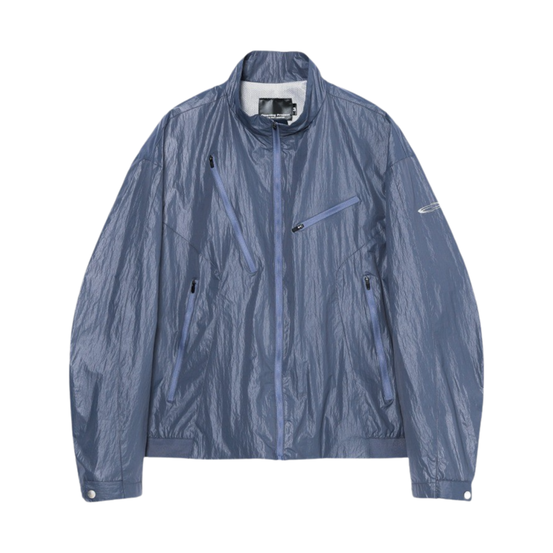 FWQSCJA112M Opening Project Performance Coating Jacket Blue Grey