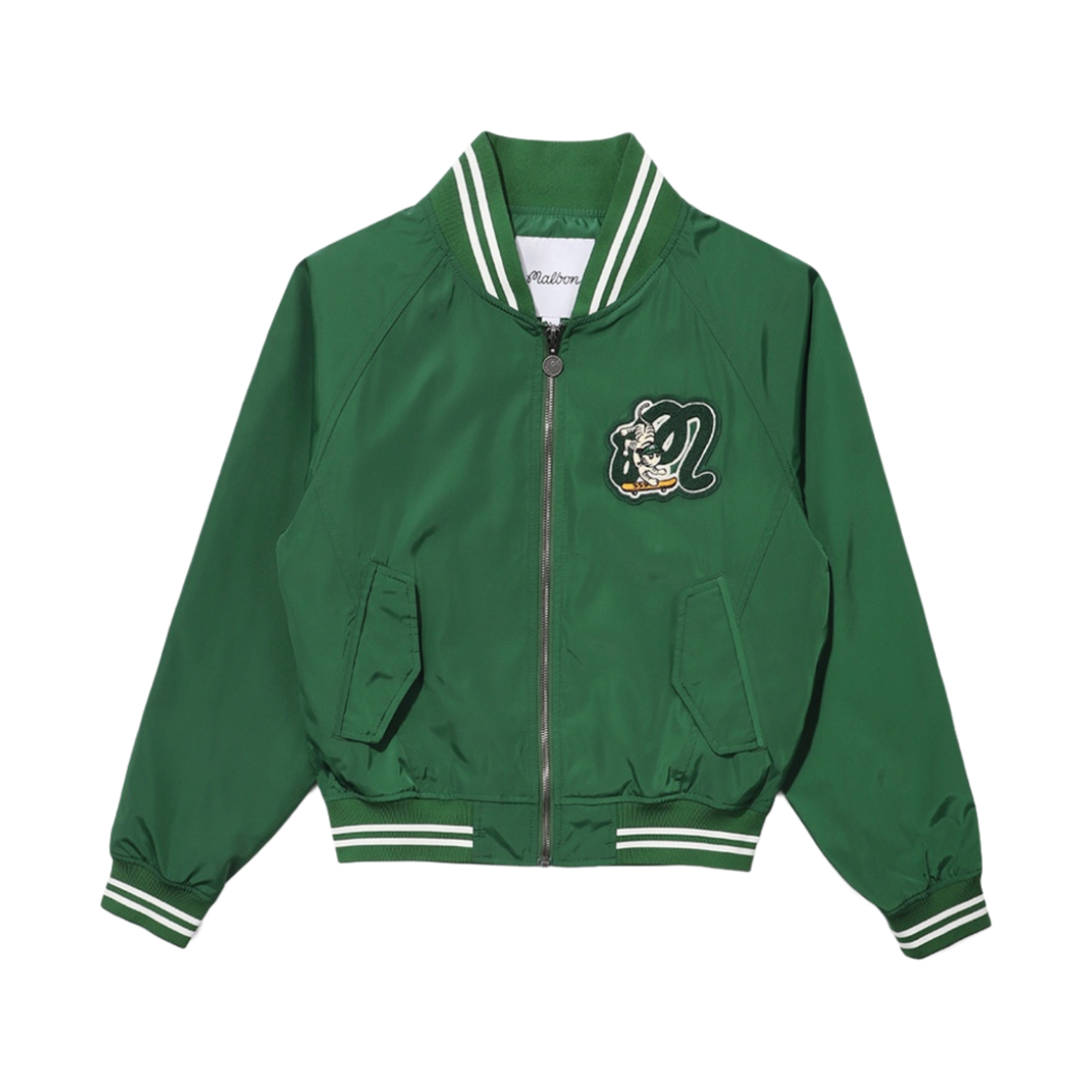 MALBON ♥ [WOMAN] Tiger Bucket Stadium Jacket /追跡付 W) 말본 골프 타이거 버킷 스타디움 자켓 그린 | Malbon Golf