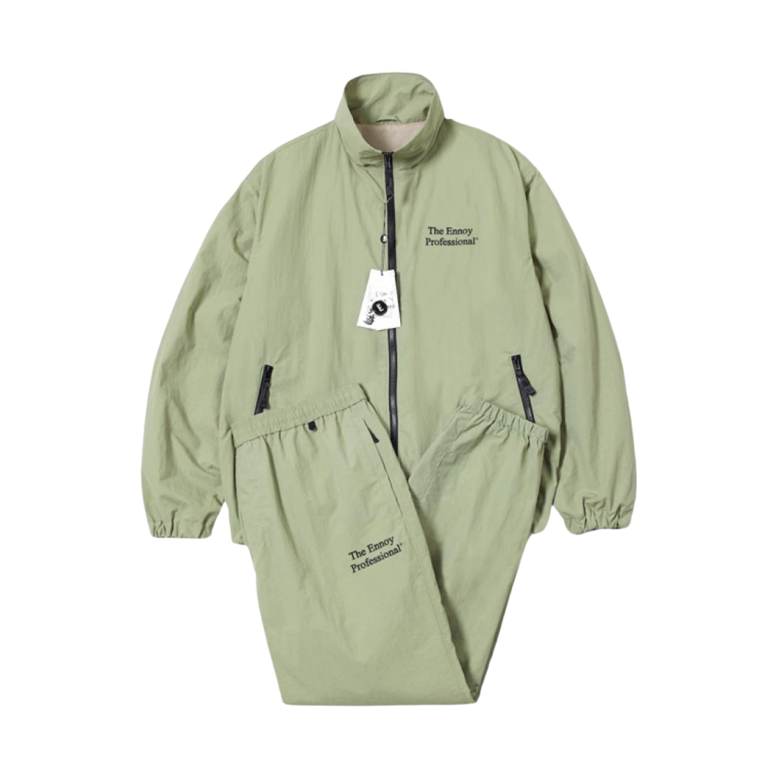 엔노이 스타일리스트 퍼스널 아이템 나일론 자켓 팬츠 세트 세이지(Ennoy Stylist's Personal Items Nylon Jacket Pants Set Sage)