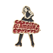 Hysteric Glamour Vixen Girl Pin Badge Gold