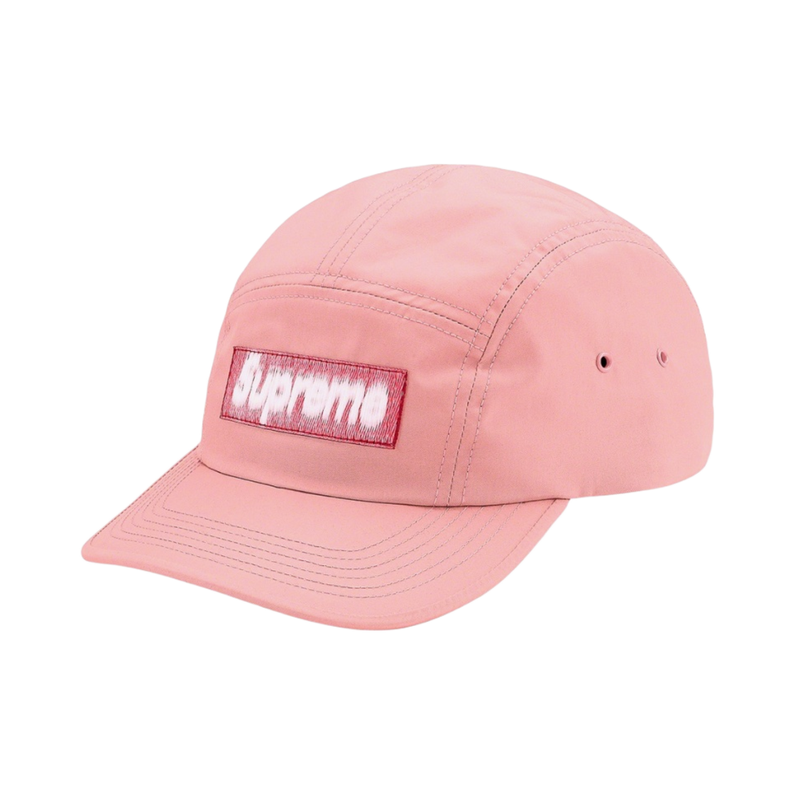 슈프림 리버스드 라벨 캠프캡 핑크 - 21SS