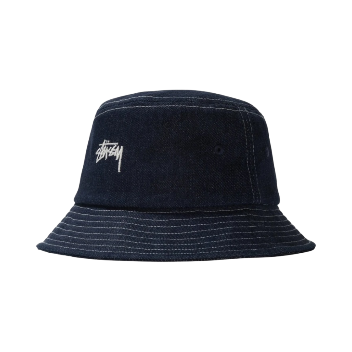스투시 콘트라스트 스티치 버킷햇 인디고(Stussy Contrast Stitch Bucket Hat Indigo) - 1