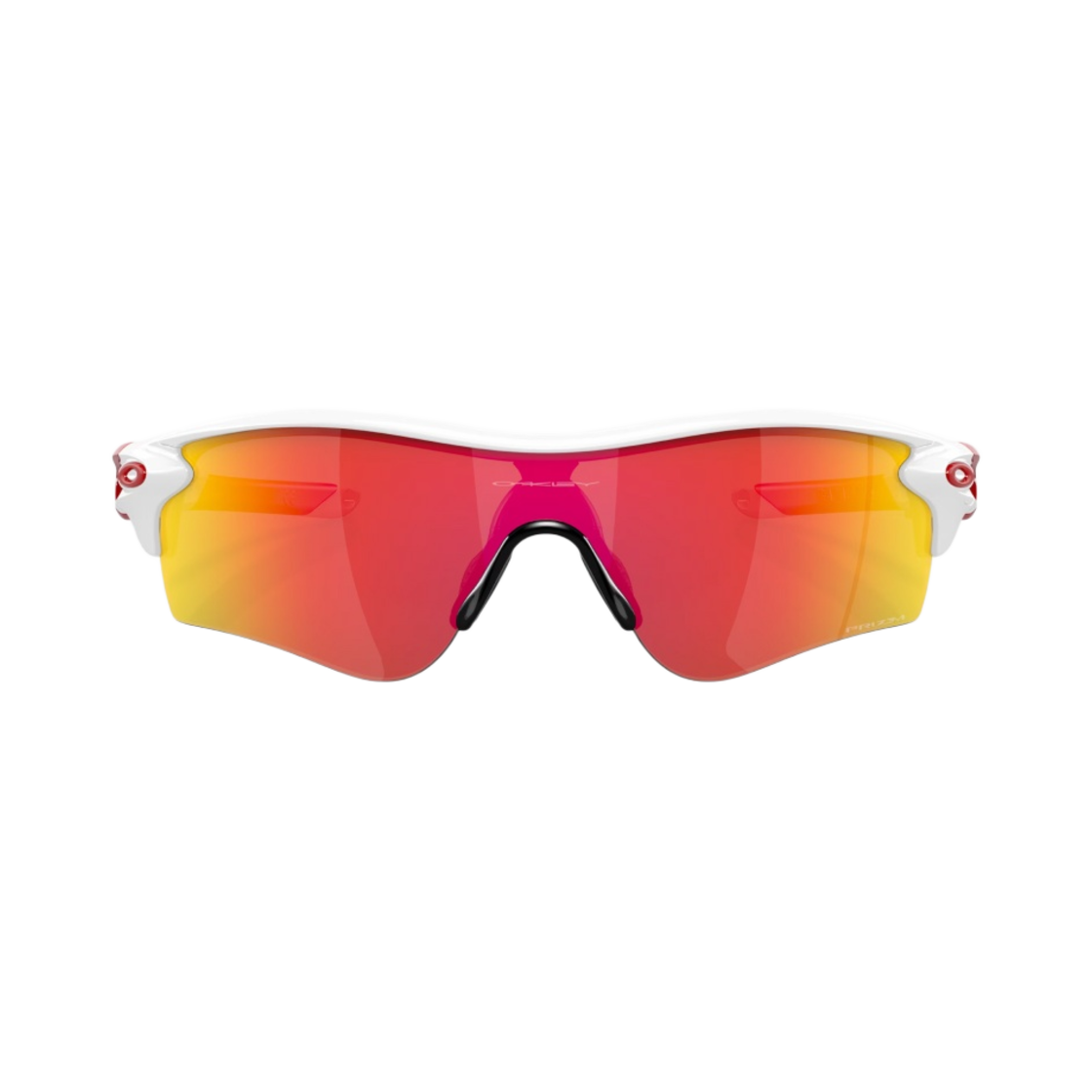 오클리 레이다락 패스 폴리쉬드 화이트 프레임 프리즘 루비 렌즈 로우 브릿지 핏(Oakley Radarlock Path Polished White Frame Prizm Ruby Lenses Low Bridge Fit) - 2