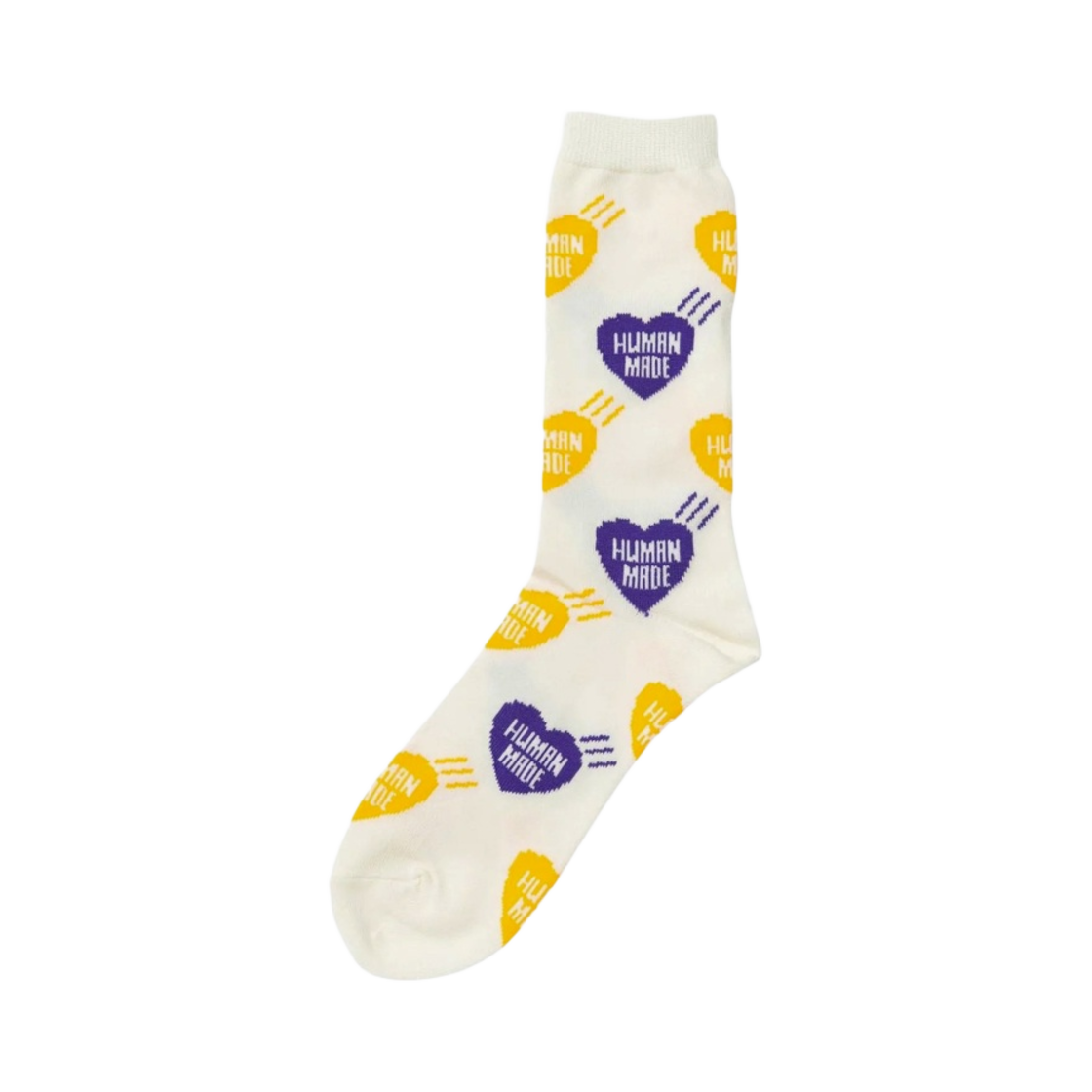 휴먼 메이드 하트 삭스 퍼플(Human Made Heart Socks Purple) - 1