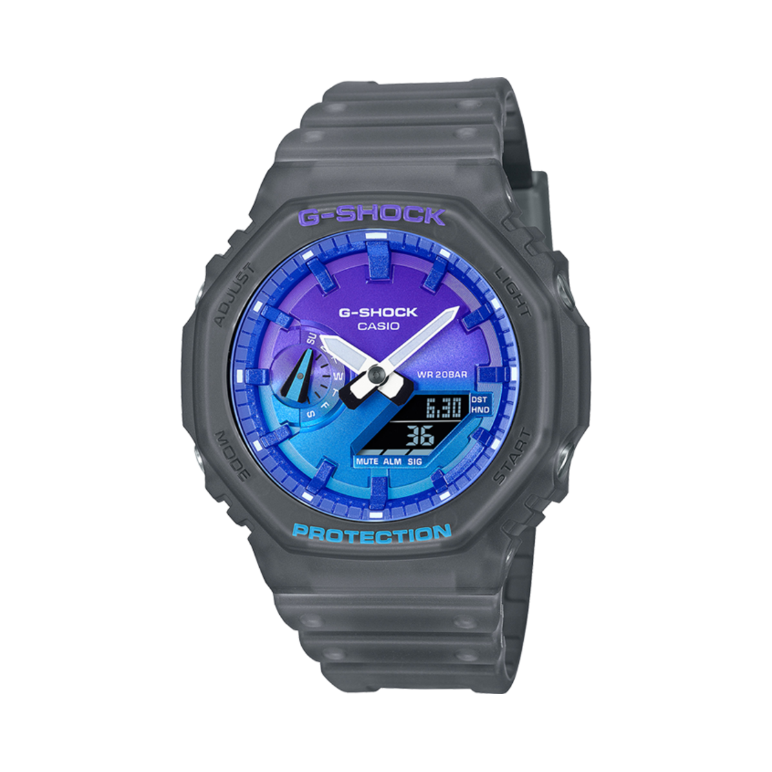 카시오 지샥 GA-2100FLS-8A2(Casio G-Shock GA-2100FLS-8A2) - 1