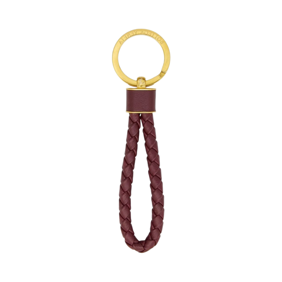 보테가 베네타 레더 키링 보르도(Bottega Veneta Leather Keyring Bordeaux)