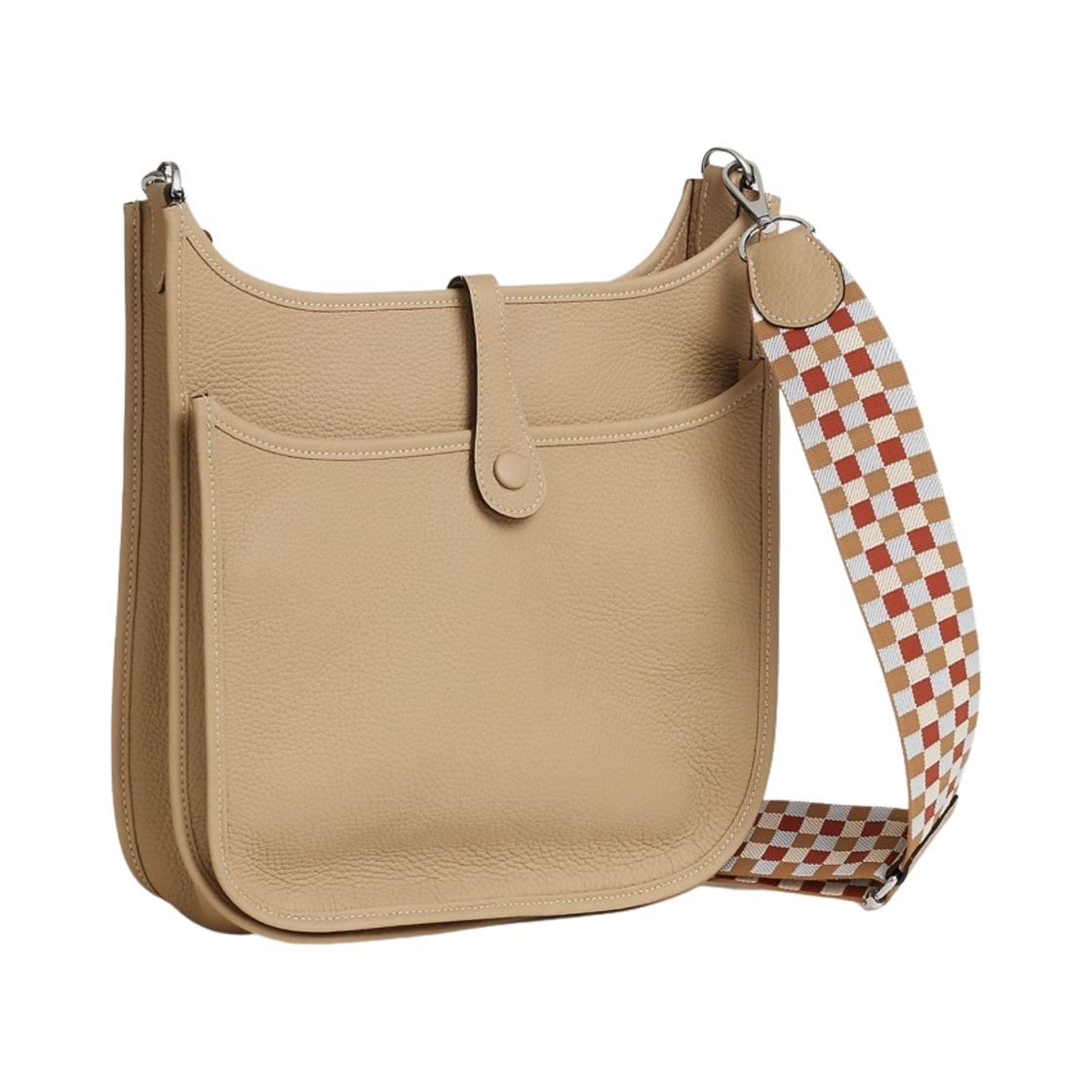 에르메스 에블린 III 29 클레망스 & 팔라듐 하드웨어 트렌치 차이 나타 블루 브룸(Hermes Evelyne III 29 Bag Clemence & Palladium Trench Chai Nata Bleu Brume) - 3