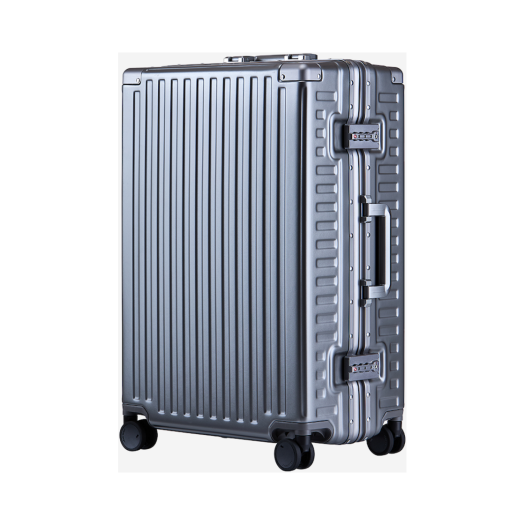 LV-QUADY-24-DG LEAD VAULT Quady Suitcase 24Inch Dark Gray