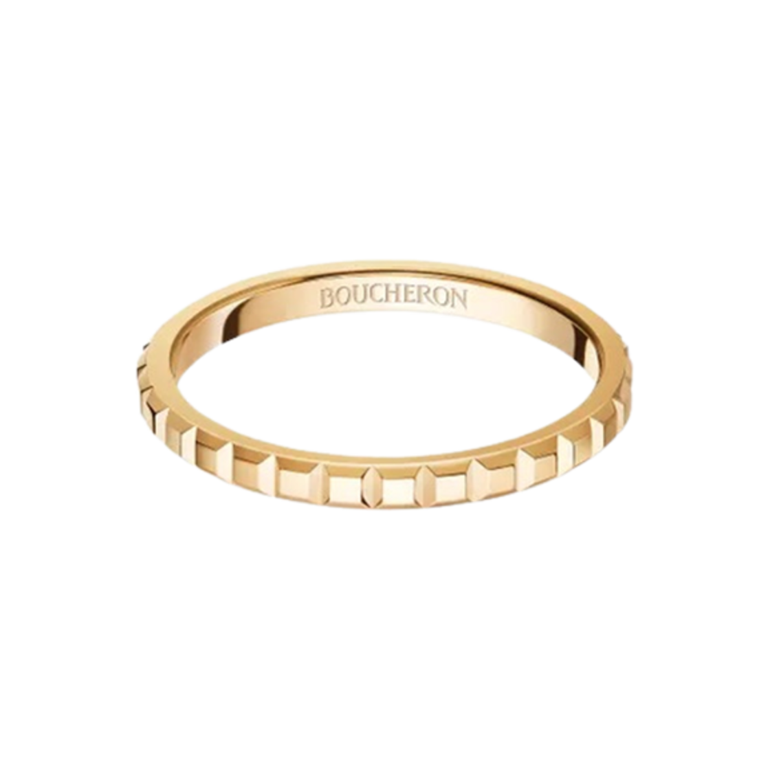 부쉐론 클루 드 파리 미니 웨딩 밴드 18K 옐로우 골드(Boucheron Clou De Paris Mini Wedding Band 18K Yellow Gold)