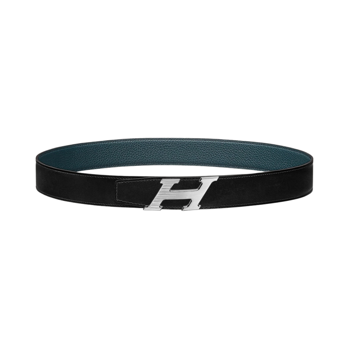 에르메스 H 스피드 벨트 버클 & 리버서블 가죽 스트랩 32mm & 그리 모옌 누아 블루 드 프뤼스(Hermes H Speed Belt Buckle & Reversible Leather Strap 32mm & Gris Moyen Noir Bleu De Prusse) - 1