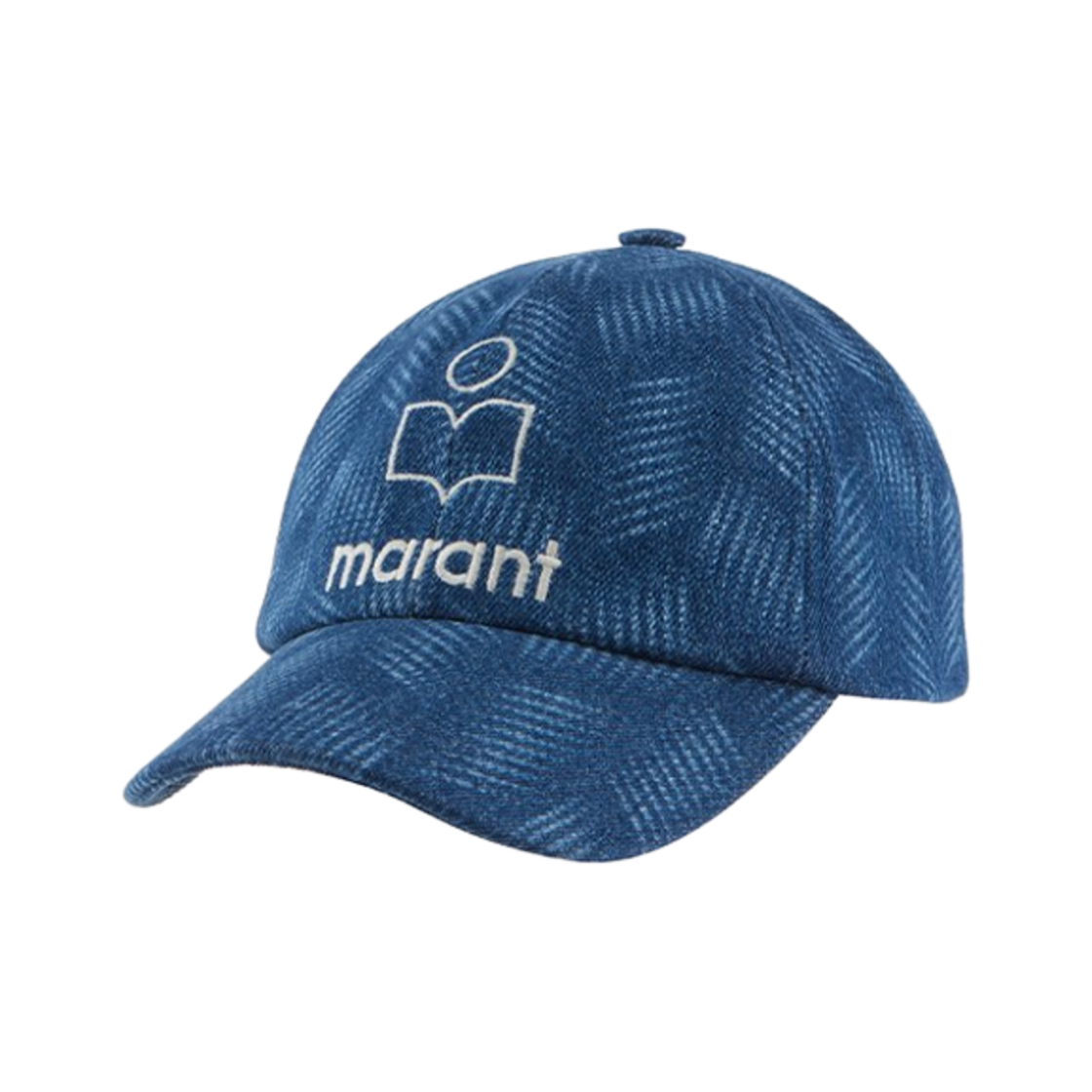 CQ001XHB-A3C04J-30BU Isabel Marant Tyron Logo Cap Blue - 23FW
